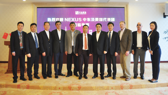 NEXUS中東及美國代表團到半島星空體育·（世界杯）官方網站考察訪問